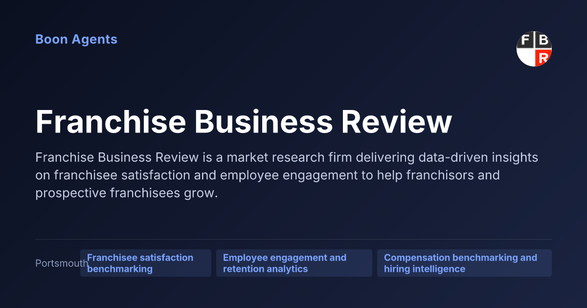 Franchise Business Review — company overview