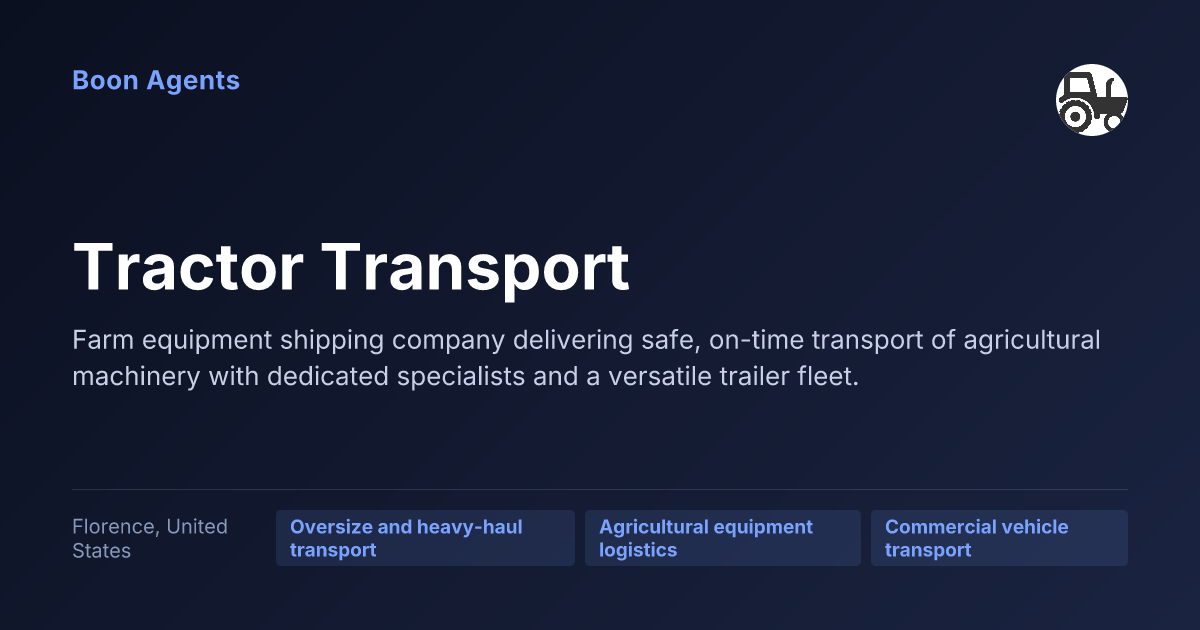 Tractor Transport — company overview