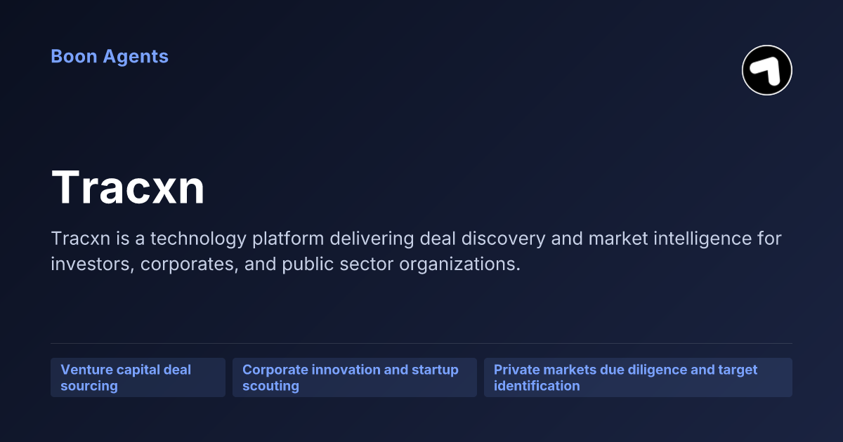 Tracxn — company overview