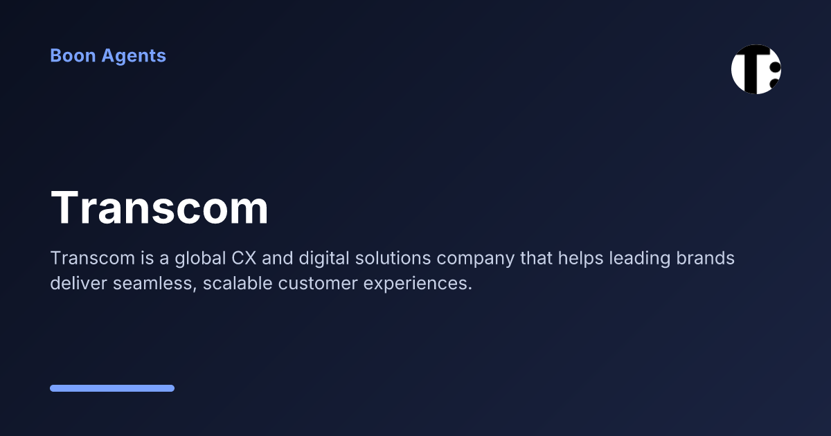 Transcom — company overview