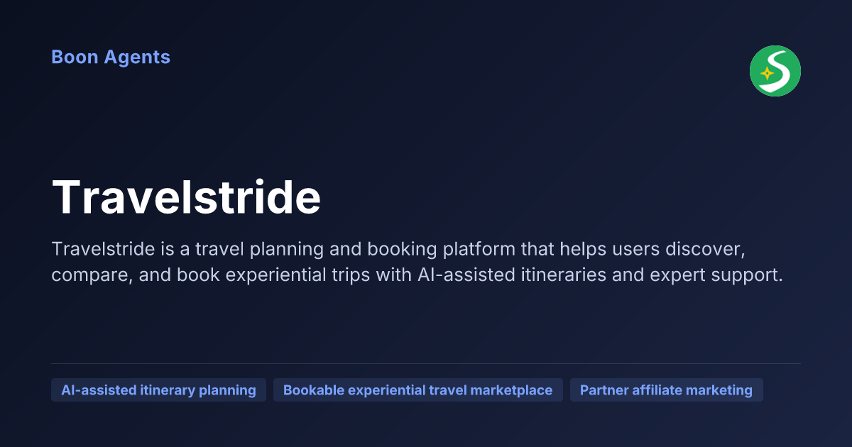 Travelstride — company overview