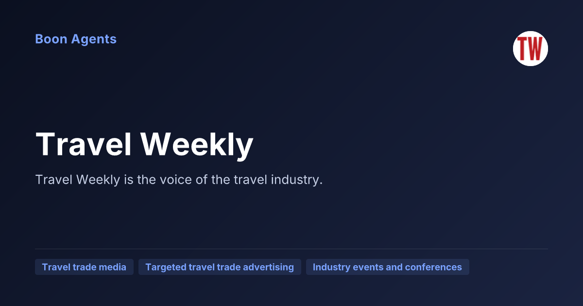 Travel Weekly — company overview