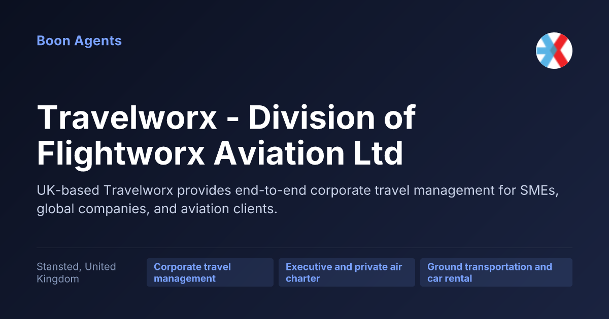 Travelworx - Division of Flightworx Aviation Ltd — company overview