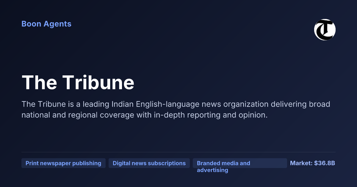The Tribune — company overview