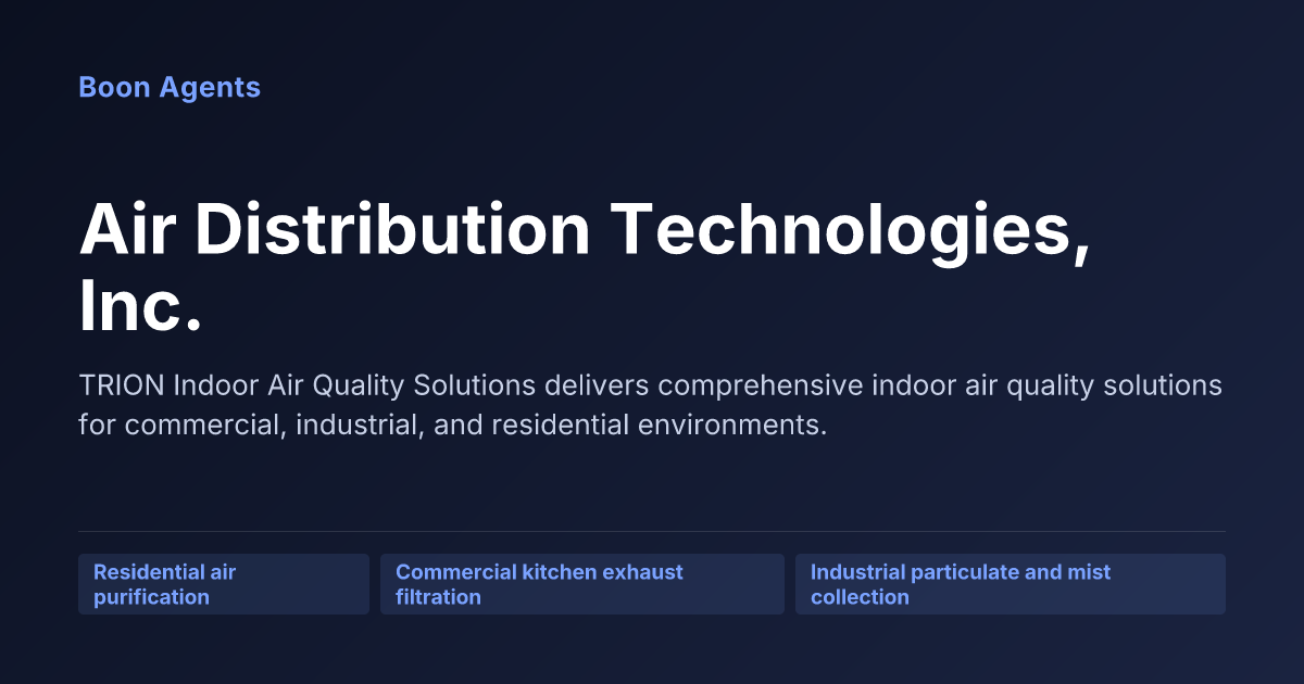 Air Distribution Technologies, Inc. — company overview