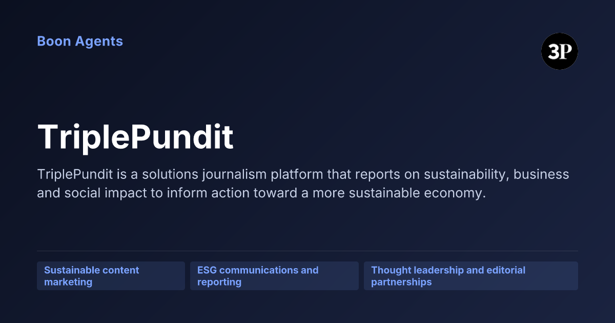TriplePundit — company overview