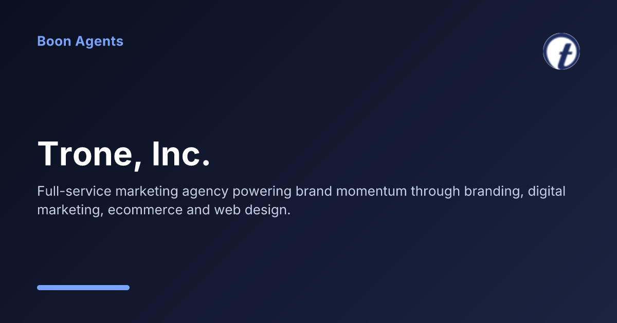 Trone, Inc. — company overview