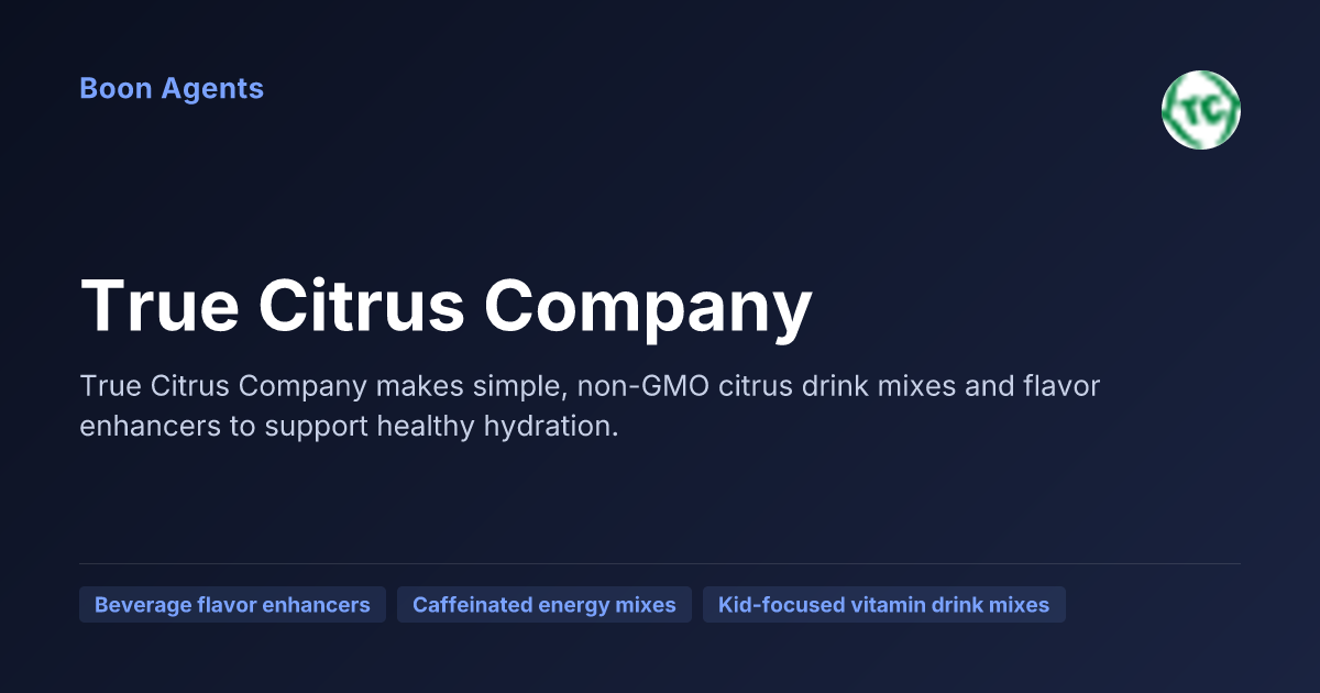 True Citrus Company — company overview