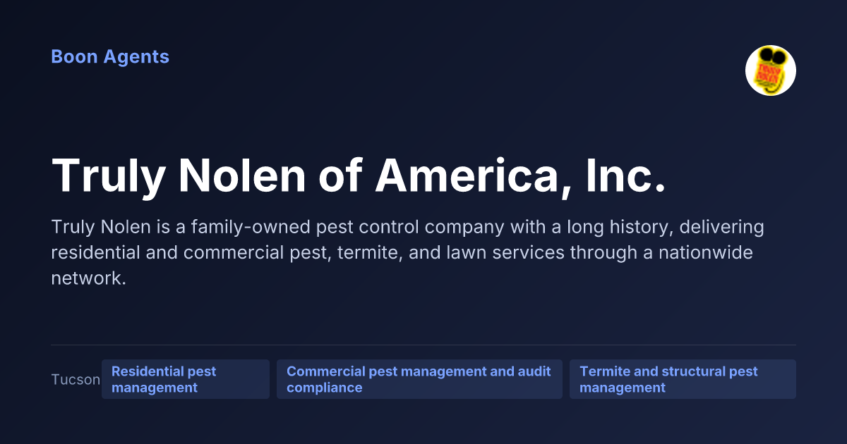 Truly Nolen of America, Inc. — company overview