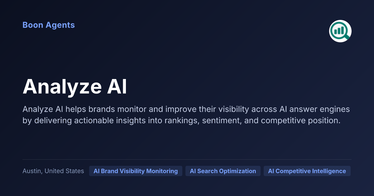Analyze AI — company overview