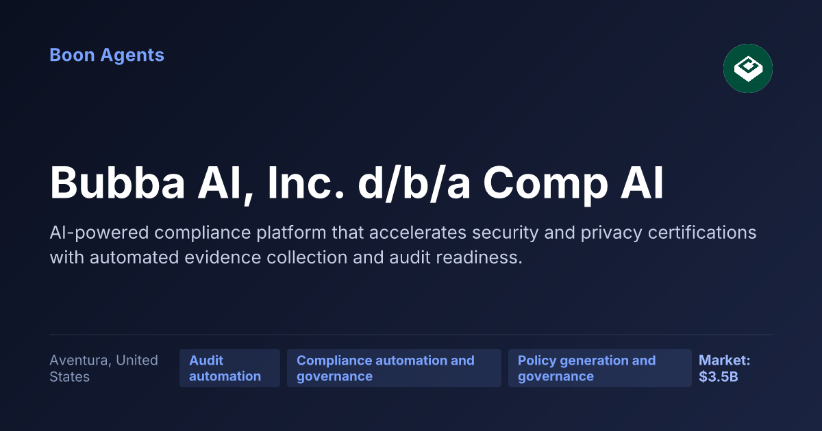 Bubba AI, Inc. d/b/a Comp AI — company overview