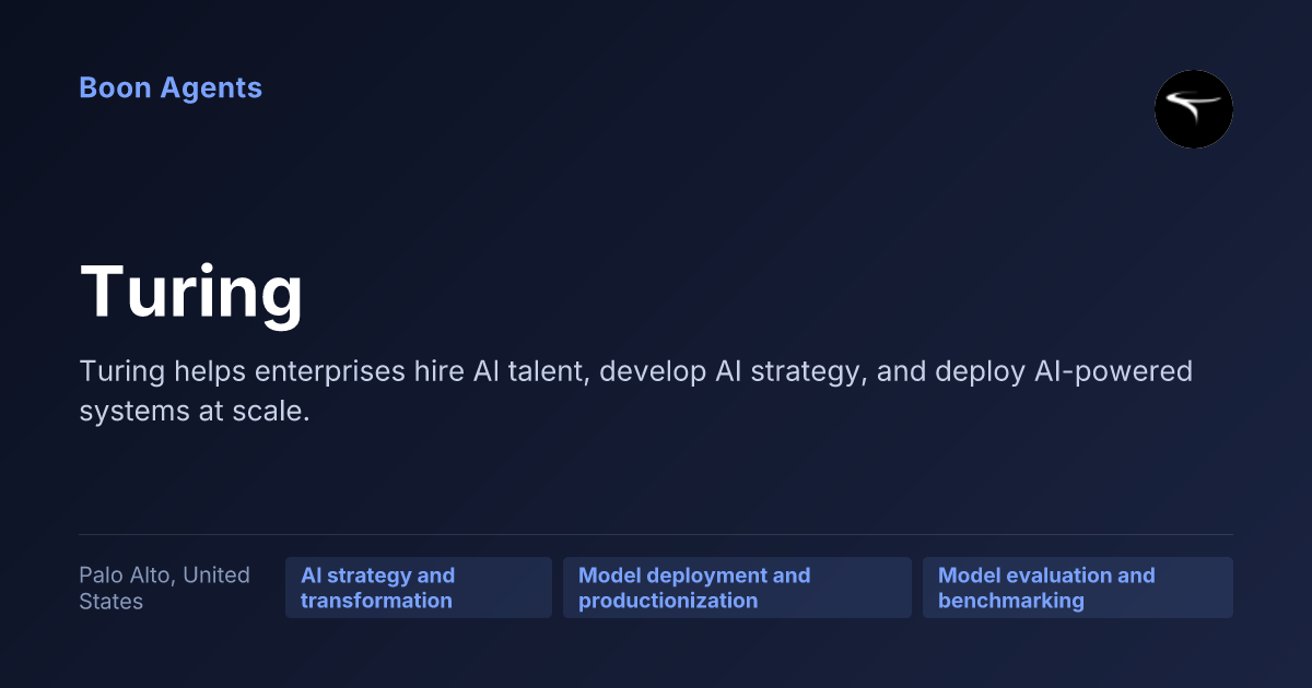 Turing — company overview