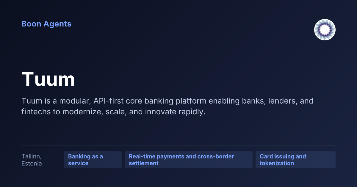 Tuum — company overview