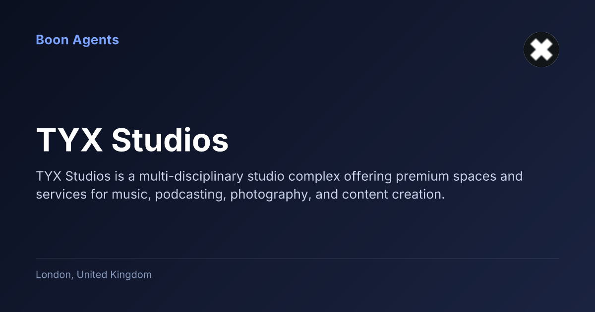 TYX Studios — company overview