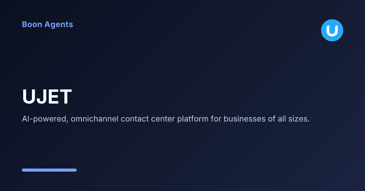 UJET — company overview