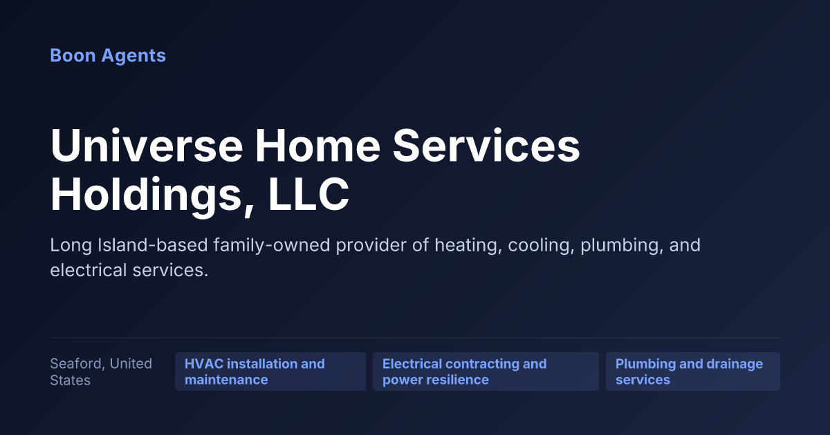 Universe Home Services Holdings, LLC — company overview