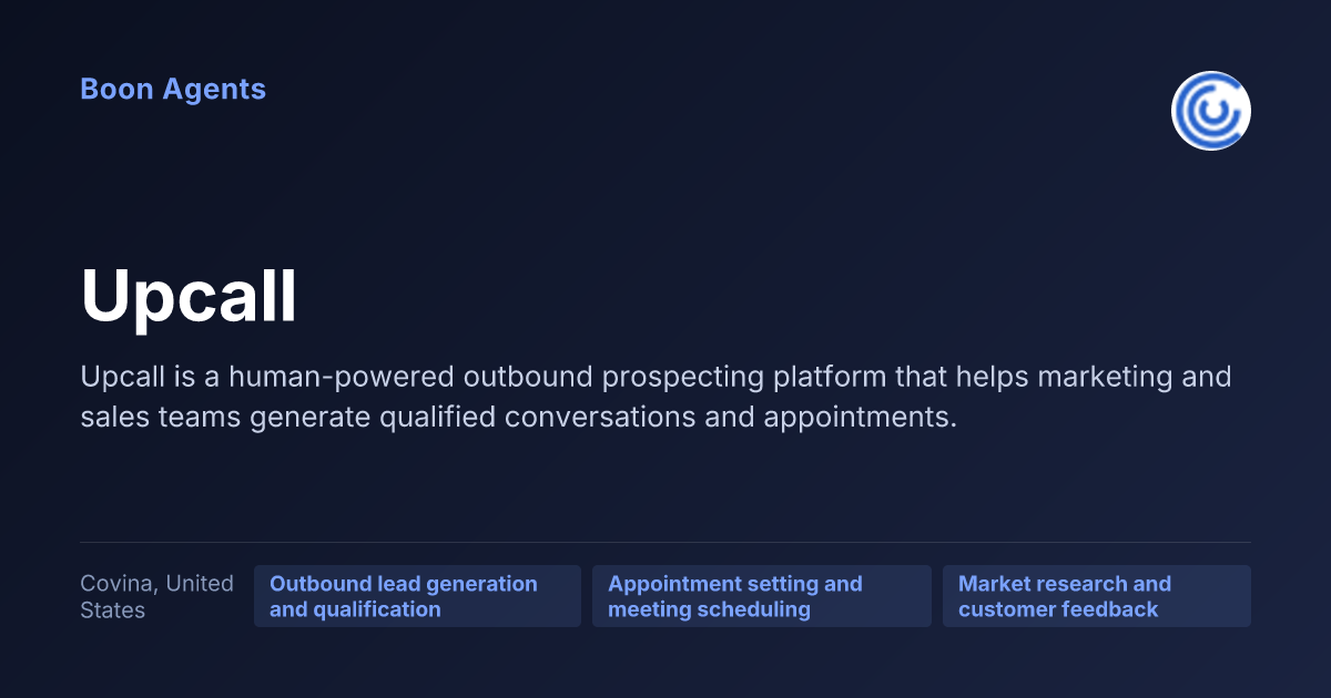 Upcall — company overview