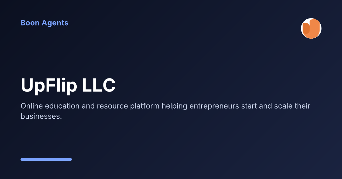 UpFlip LLC — company overview