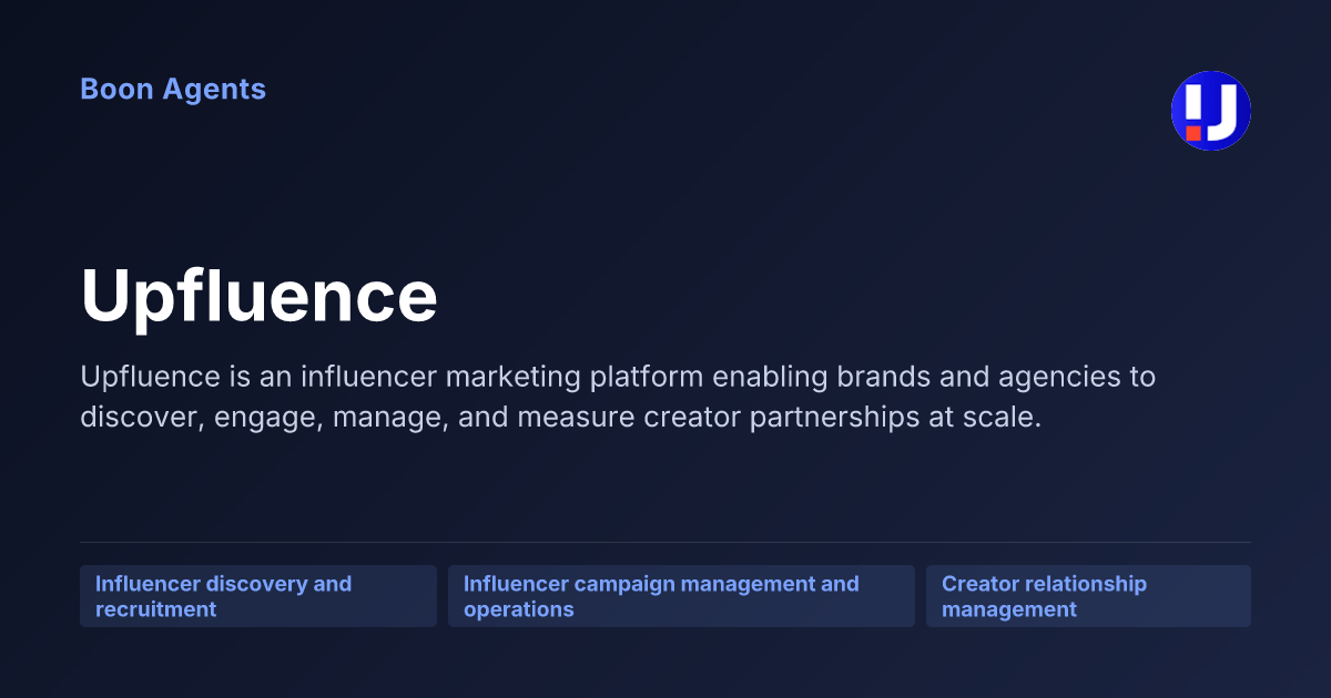 Upfluence — company overview
