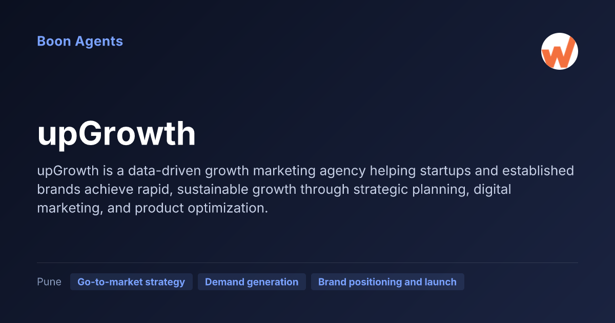 upGrowth — company overview