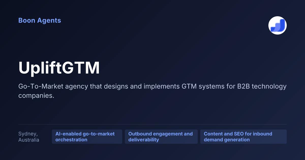 UpliftGTM — company overview