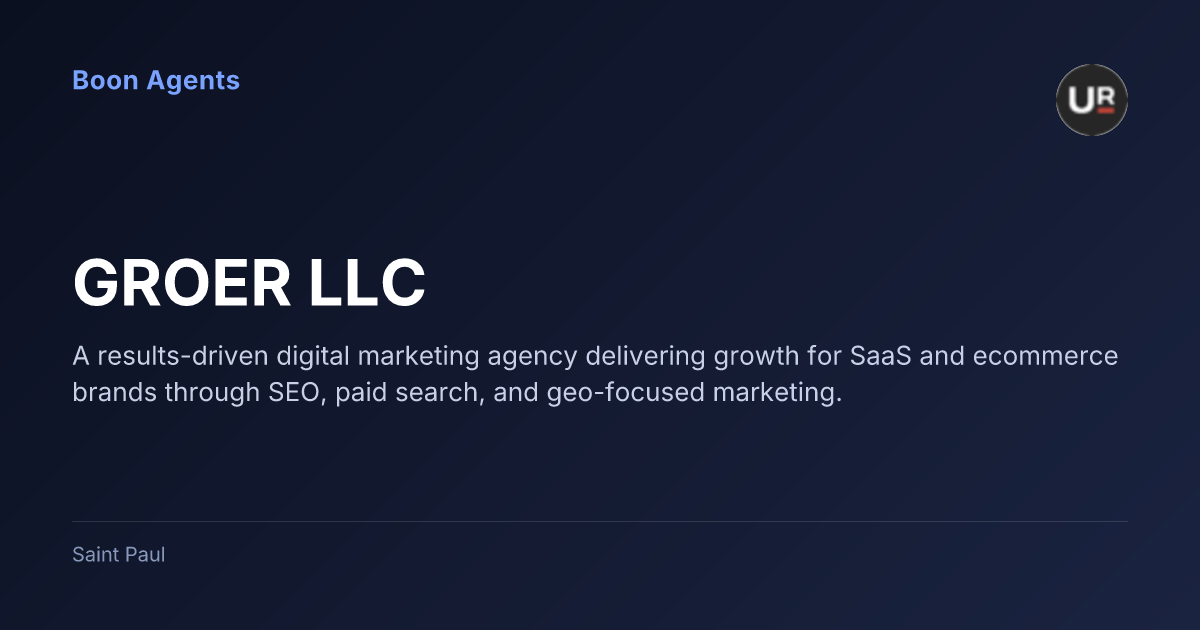 GROER LLC — company overview