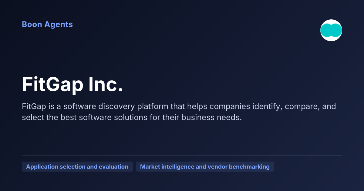 FitGap Inc. — company overview