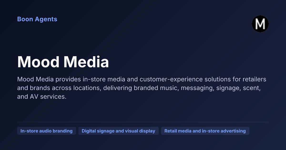 Mood Media — company overview