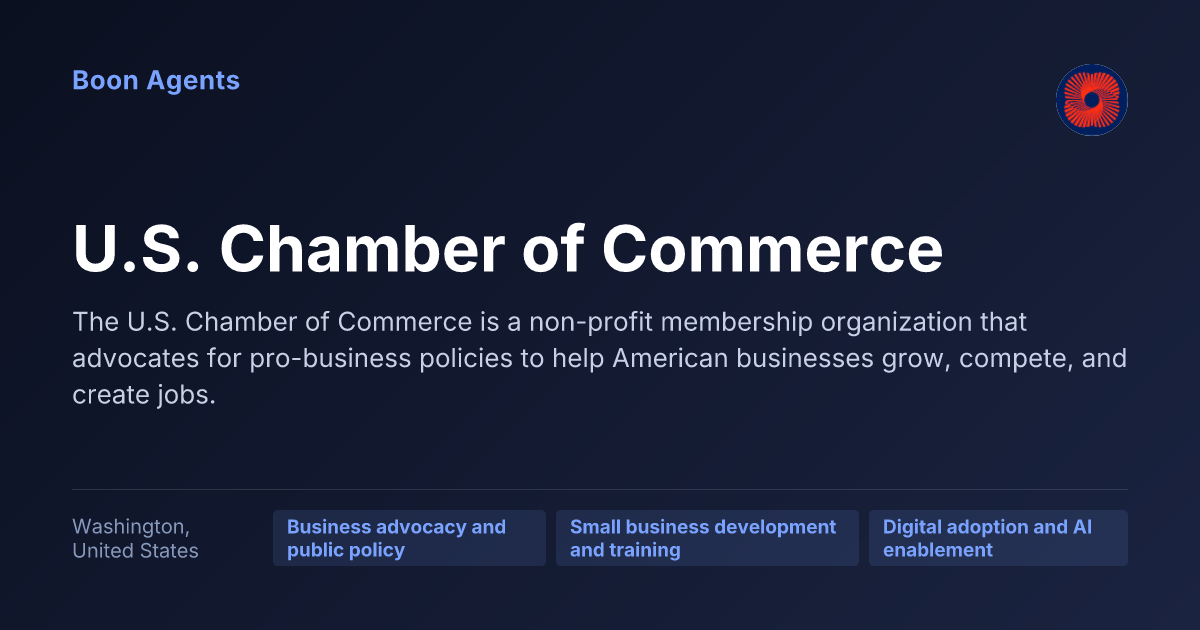 U.S. Chamber of Commerce — company overview
