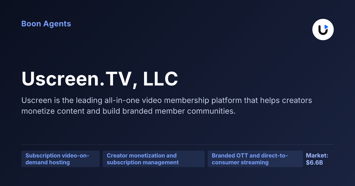 Uscreen.TV, LLC — company overview