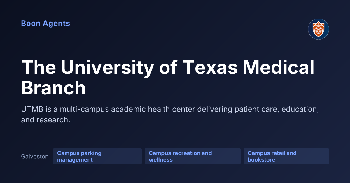 The University of Texas Medical Branch — company overview