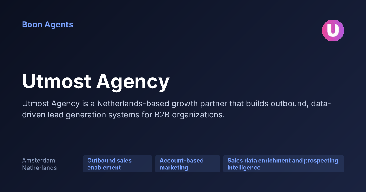 Utmost Agency — company overview