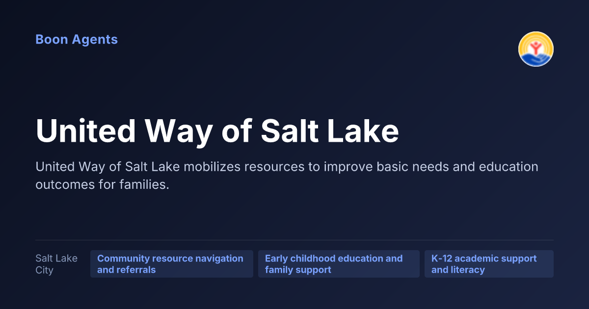United Way of Salt Lake — company overview
