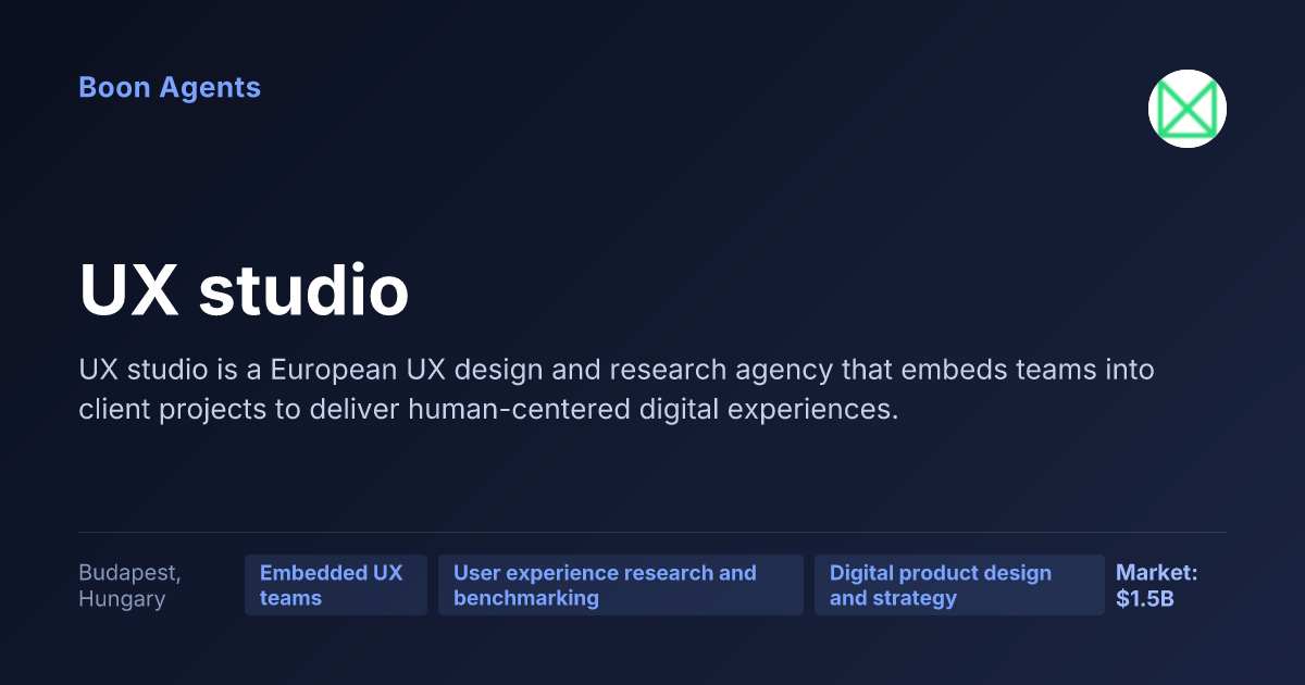 UX studio — company overview