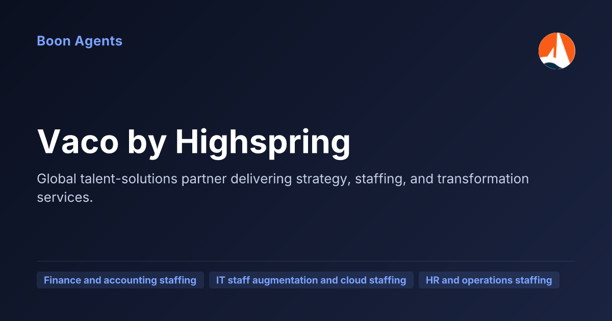 Vaco by Highspring — company overview