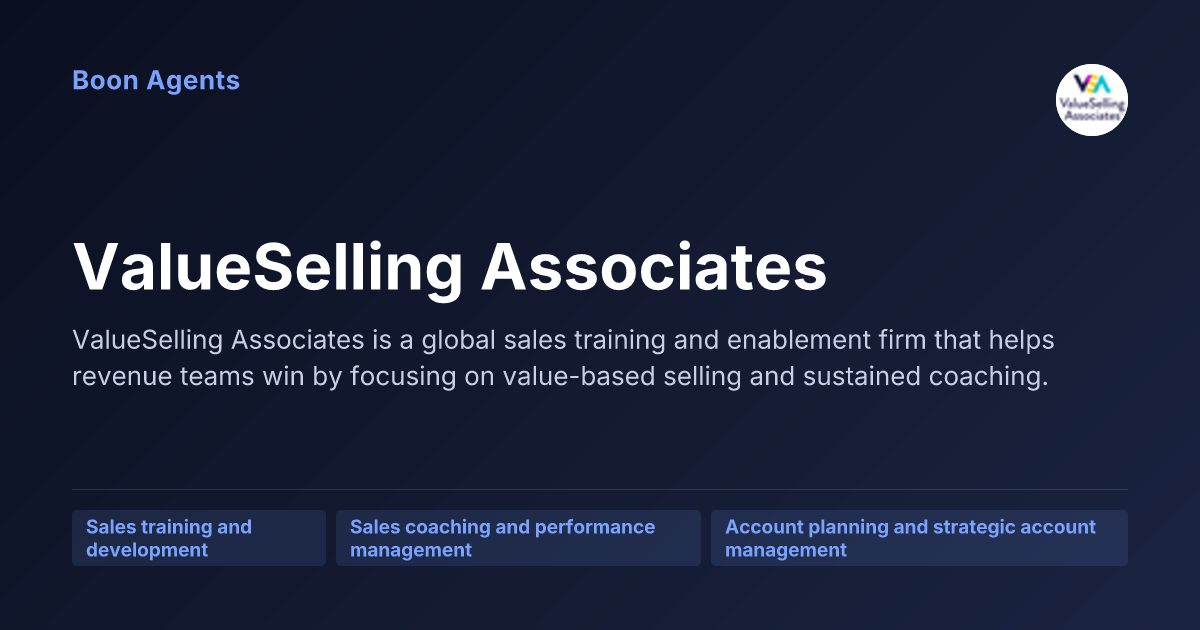 ValueSelling Associates — company overview