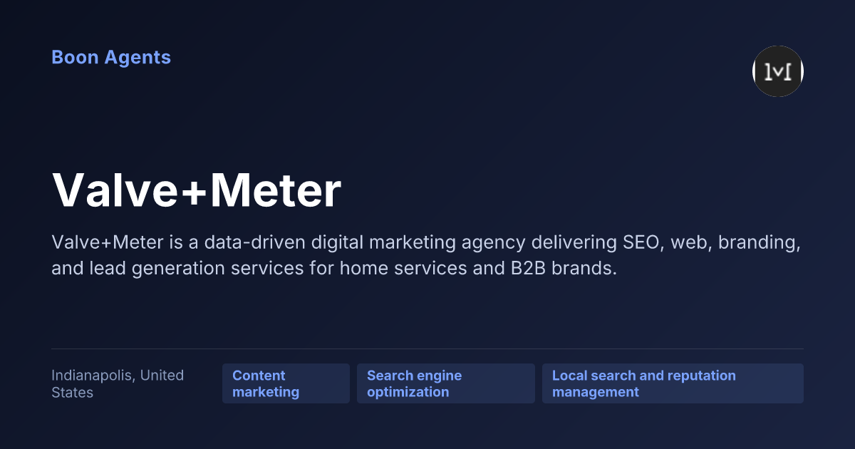Valve+Meter — company overview
