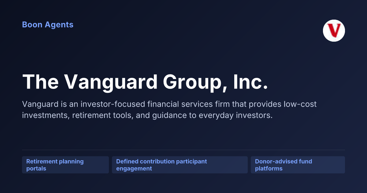 The Vanguard Group, Inc. — company overview