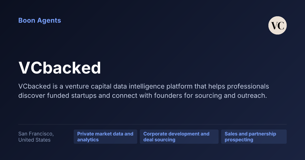 VCbacked — company overview