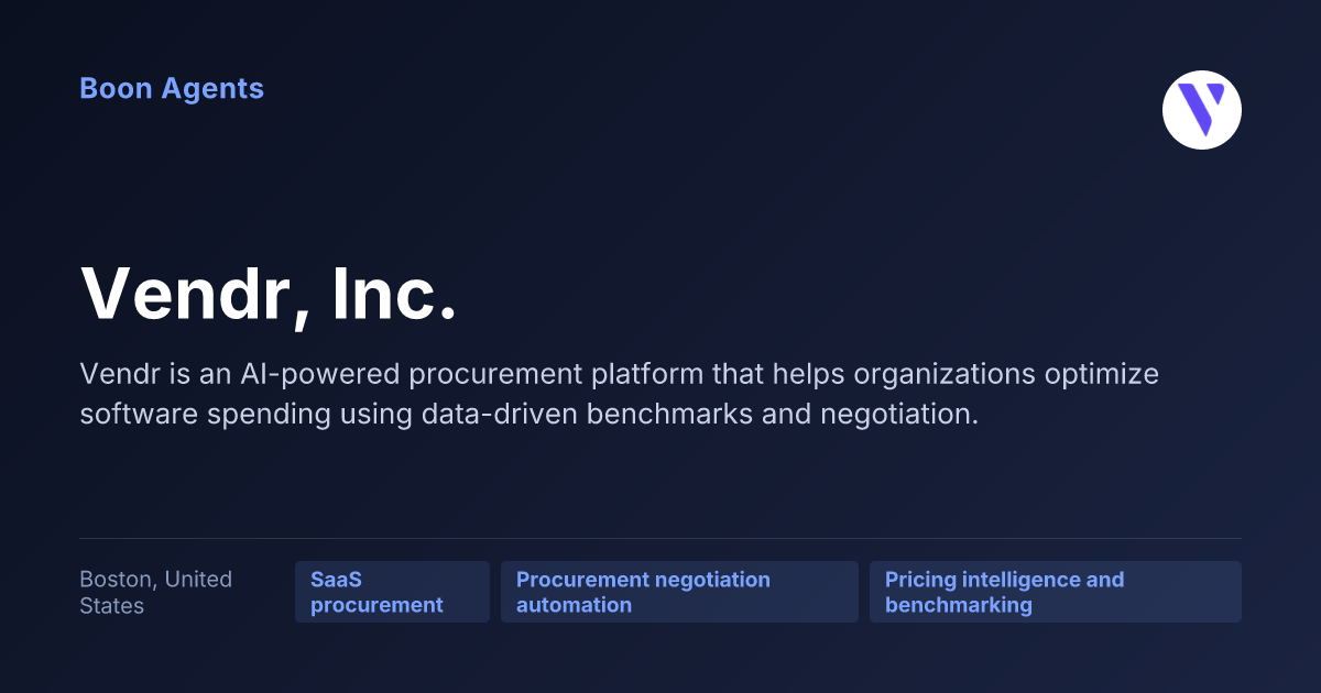 Vendr, Inc. — company overview