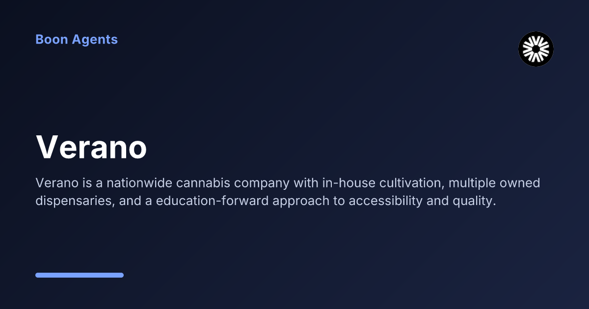 Verano — company overview