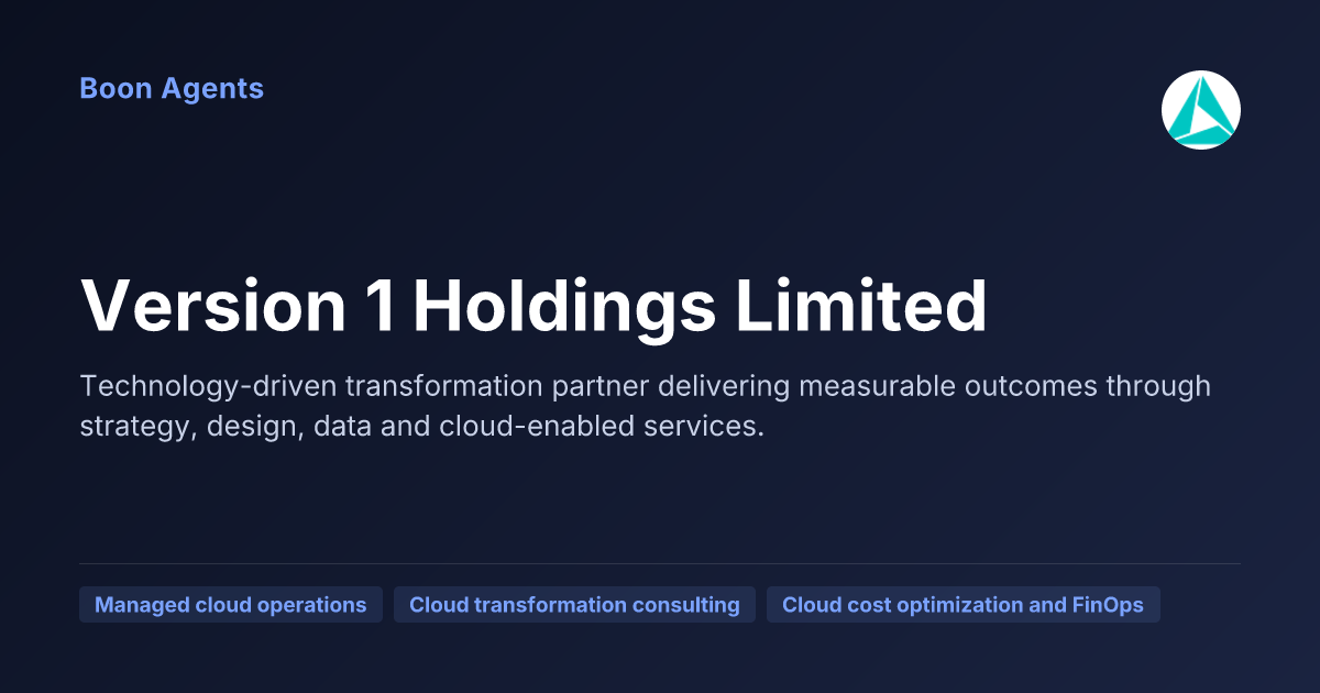Version 1 Holdings Limited — company overview