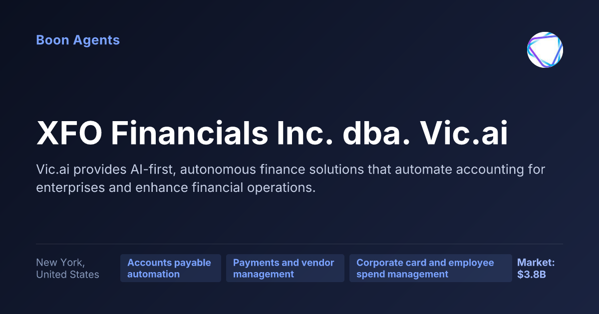 XFO Financials Inc. dba. Vic.ai — company overview