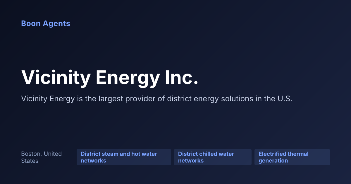 Vicinity Energy Inc. — company overview