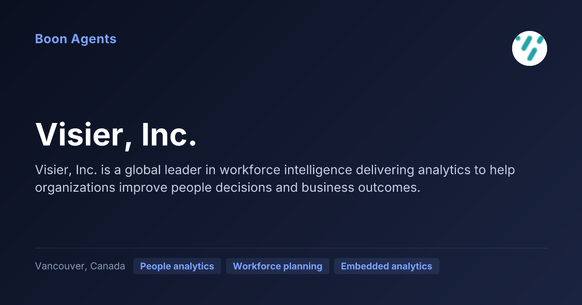 Visier, Inc. — company overview