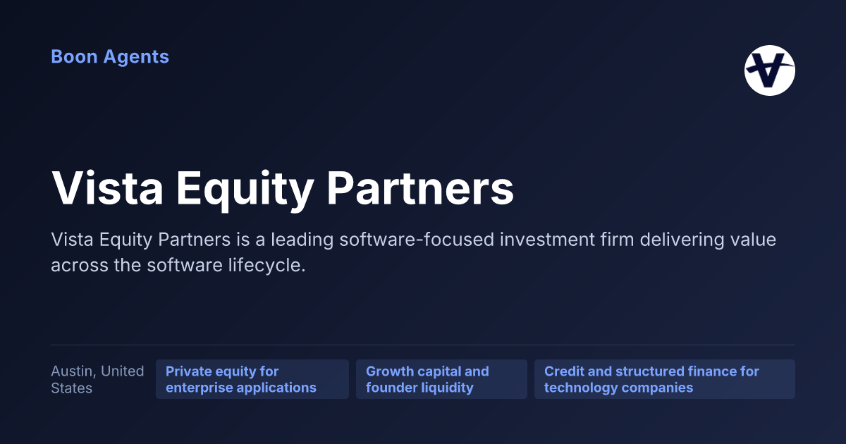 Vista Equity Partners — company overview