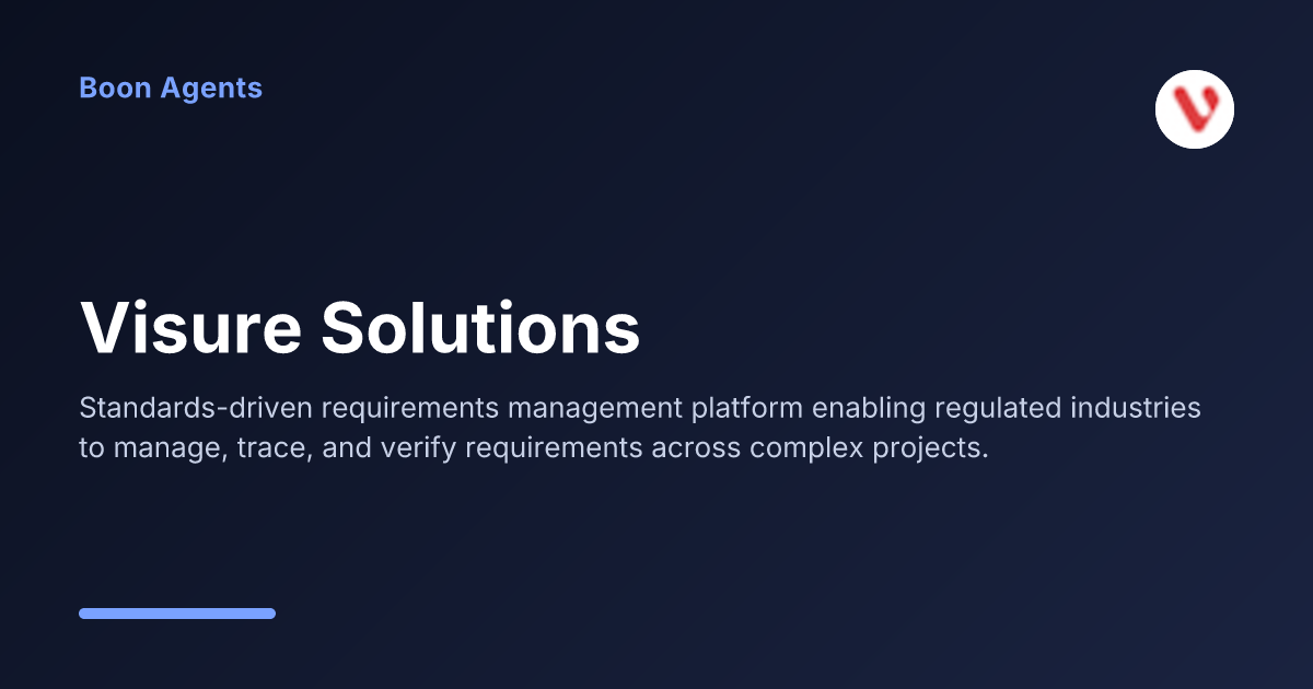 Visure Solutions — company overview