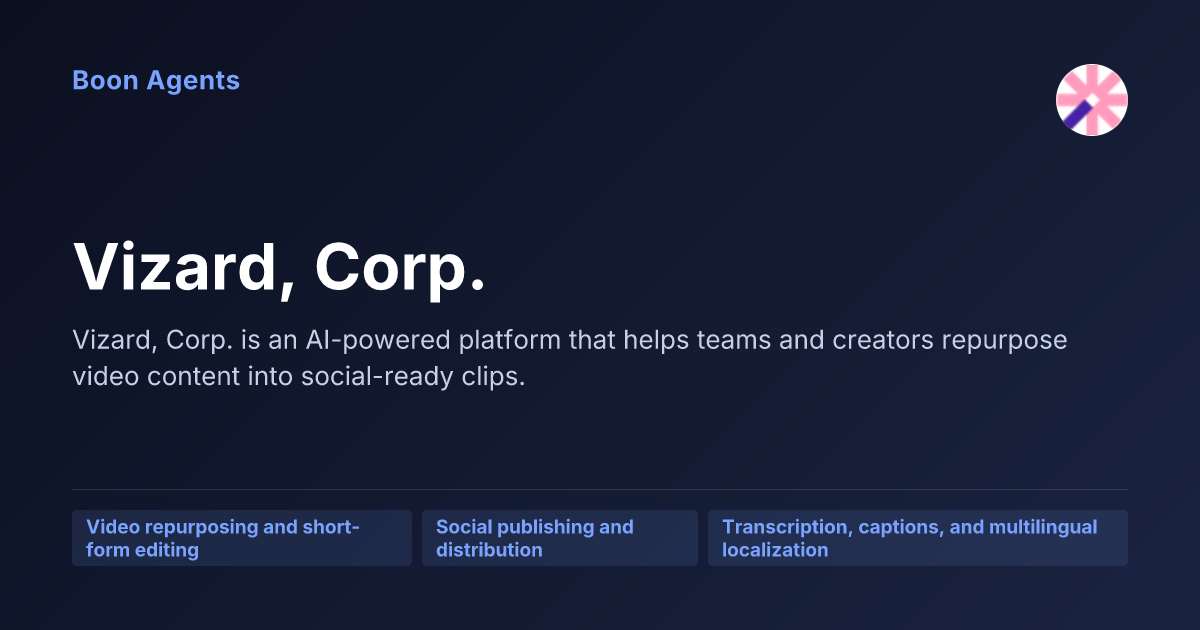 Vizard, Corp. — company overview
