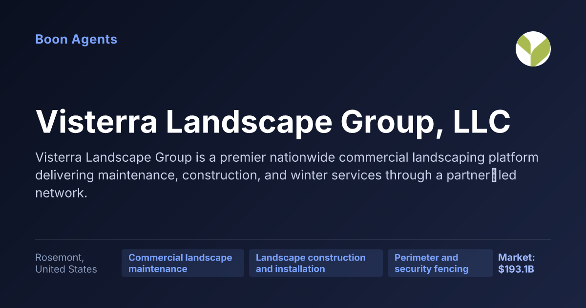 Visterra Landscape Group, LLC — company overview