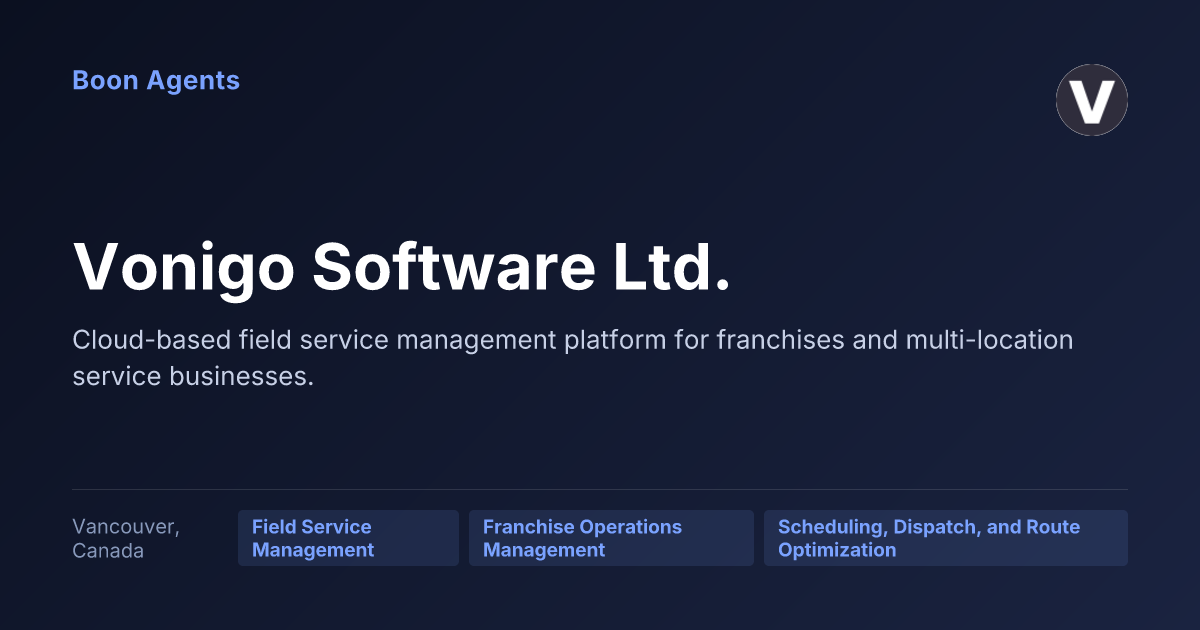 Vonigo Software Ltd. — company overview